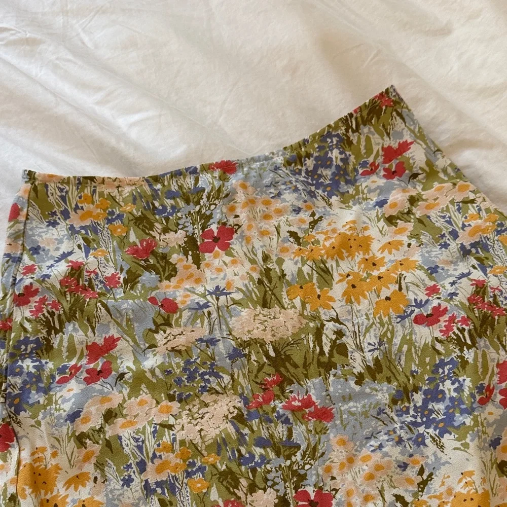Reformation Multicolor Floral Mini Skirt - Picture 2 of 3